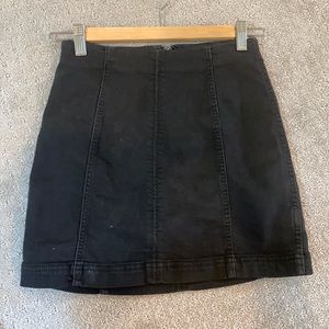 Black Free People skirt